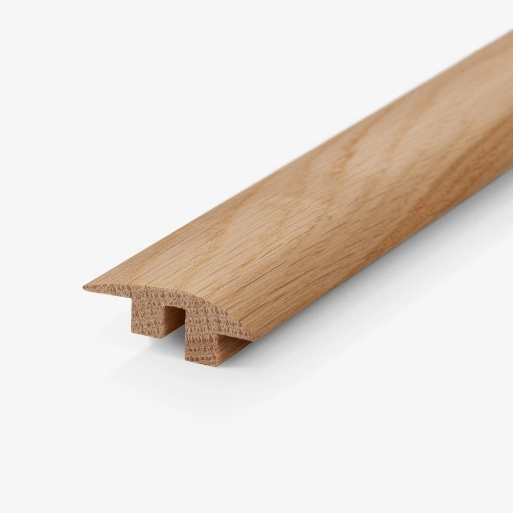 Liberty Floors 18mm Solid Oak Satin Lacquered Semi Adapting Profile Door Bar (2.7m) 1 Liberty Floors 18mm Solid Oak Satin Lacquered Semi Adapting Profile Door Bar (2.7m)