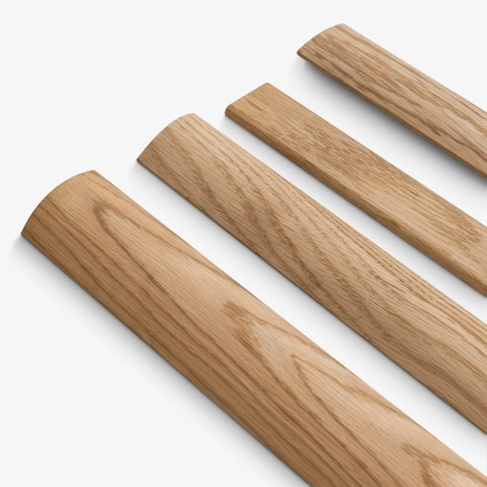 Liberty Floors 18mm Solid Oak Satin Lacquered Semi Adapting Profile Door Bar (2.7m) 2 Liberty Floors 18mm Solid Oak Satin Lacquered Semi Adapting Profile Door Bar (2.7m) - Image 2