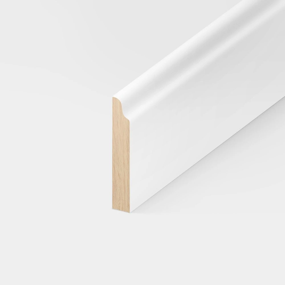 Leader 2.4m White Primed Decorative Large Base Moulding (120107) 1 Leader 2.4m White Primed Decorative Large Base Moulding (120107)