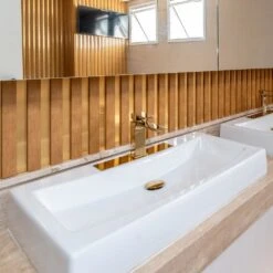 Leader 2.8m Gold Wrapped Quadrant Moulding (120113) -Flooring Home Shop 2 8m gold wrapped quadrant moulding 120113 p120113 243529 image