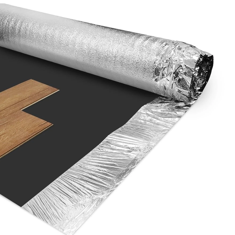 Wood Plus 3mm Combi Silver Wood & Laminate Flooring Underlay (10m²) 2 Wood Plus 3mm Combi Silver Wood & Laminate Flooring Underlay (10m²) - Image 2