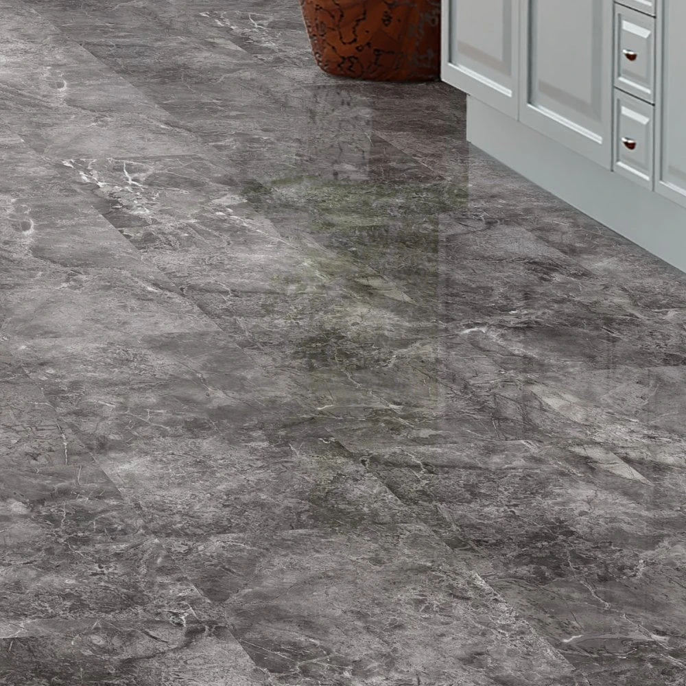 Liberty Floors Agios Scuro - Lustre Stone 8mm High Gloss Laminate Flooring (225703) 2 Liberty Floors Agios Scuro - Lustre Stone 8mm High Gloss Laminate Flooring (225703) - Image 2