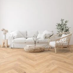 Liberty Floors Bianco Oak - Manor Herringbone Parquet 14mm Engineered Real Wood Flooring (249871) -Flooring Home Shop bianco oak manor herringbone parquet 14mm engineered real wood flooring 249871 p108538 236056 image