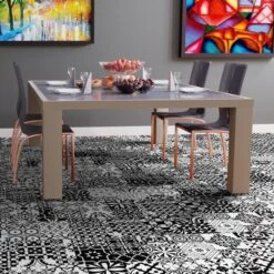 Falquon Flooring Black & White - Lustre Authentic 2.0 8mm Laminate Flooring (315201) -Flooring Home Shop black white lustre authentic 2 0 8mm laminate flooring 315201 p119270 242198 image