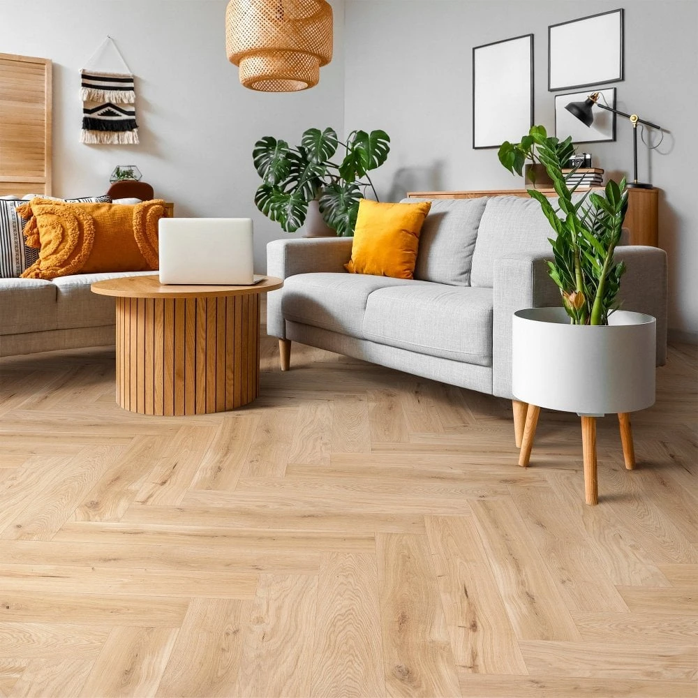 Liberty Floors Character Oak - Herringbone 15mm Engineered Real Wood Flooring (324562) 1 Liberty Floors Character Oak - Herringbone 15mm Engineered Real Wood Flooring (324562)