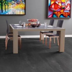 Liberty Floors Charcoal Grey - Lustre 8mm High Gloss Laminate Flooring (217056) -Flooring Home Shop charcoal grey lustre 8mm high gloss laminate flooring 217056 p84205 187691 image