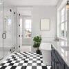 Liberty Floors Checkered - Valm 1.5mm Self-Adhesive Vinyl Tile Flooring (249917)