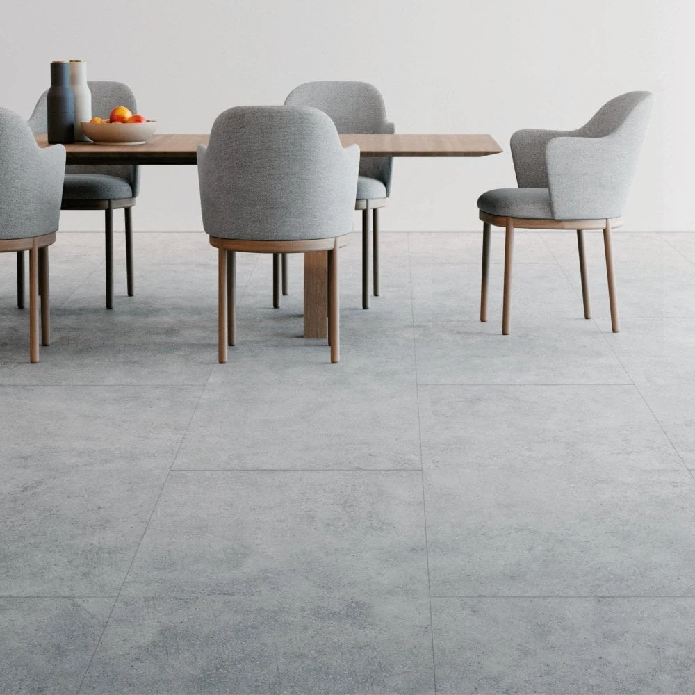 FAUS Concrete - Industry Tile 8mm Laminate Flooring (217068) 1 FAUS Concrete - Industry Tile 8mm Laminate Flooring (217068)