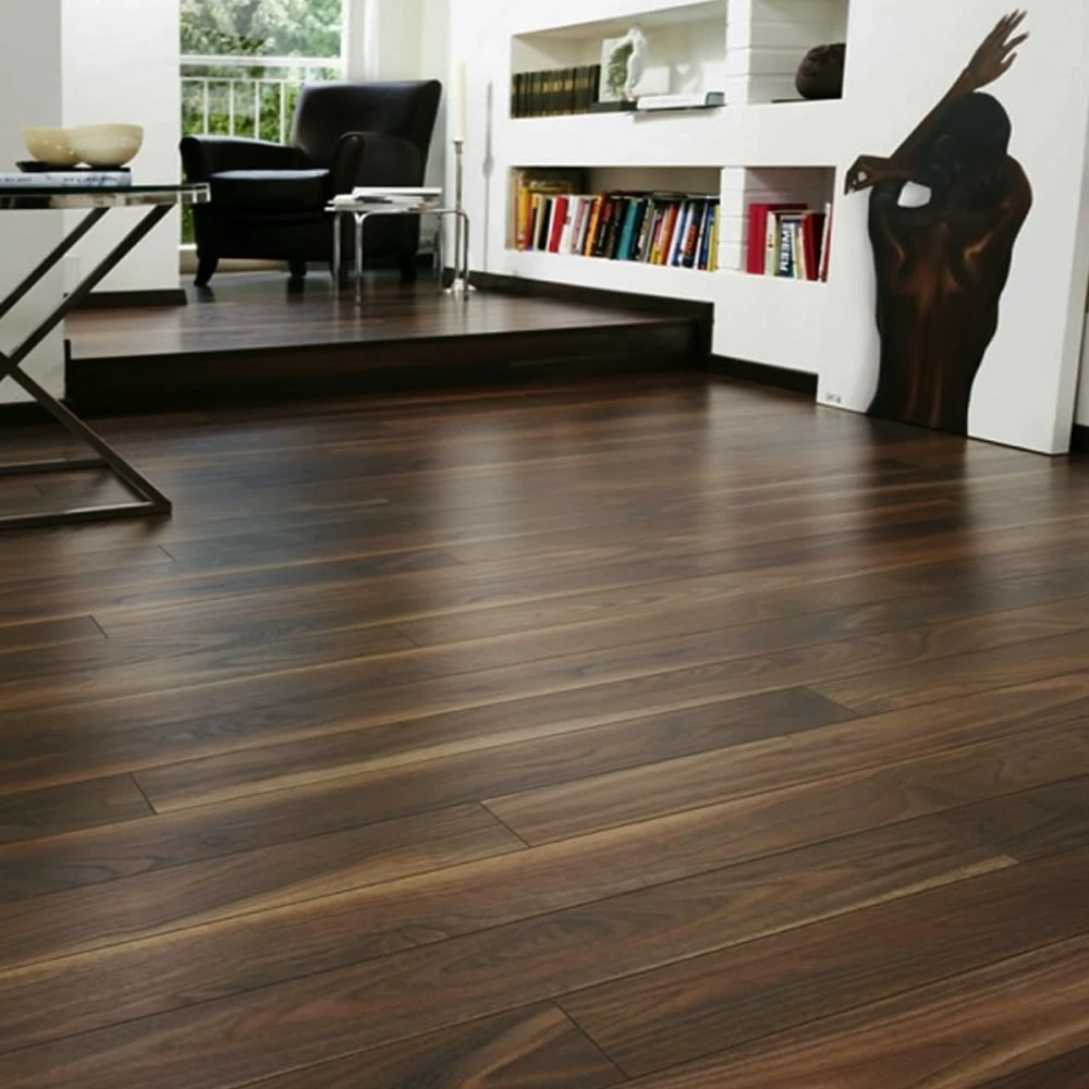 Krono Original Dark Walnut - Eurohome Vario+ 12mm Laminate Flooring (119256) 1 Krono Original Dark Walnut - Eurohome Vario+ 12mm Laminate Flooring (119256)