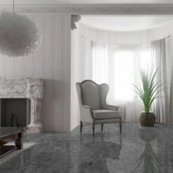 Liberty Floors Elounda Cinzento - Lustre Stone 8mm High Gloss Laminate Flooring (225708) -Flooring Home Shop elounda cinzento lustre stone 8mm high gloss laminate flooring 225708 p91938 208592 image