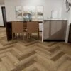 Liberty Floors Farmhouse Oak - Lifestyle SPC Herringbone 5.5mm Rigid Core Vinyl Flooring (305106)