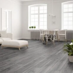 Swiss Krono Graphite Oak - Grand Selection Evolution 14mm Laminate Flooring (218900) -Flooring Home Shop graphite oak grand selection evolution 14mm laminate flooring 218900 p85642 193881 image