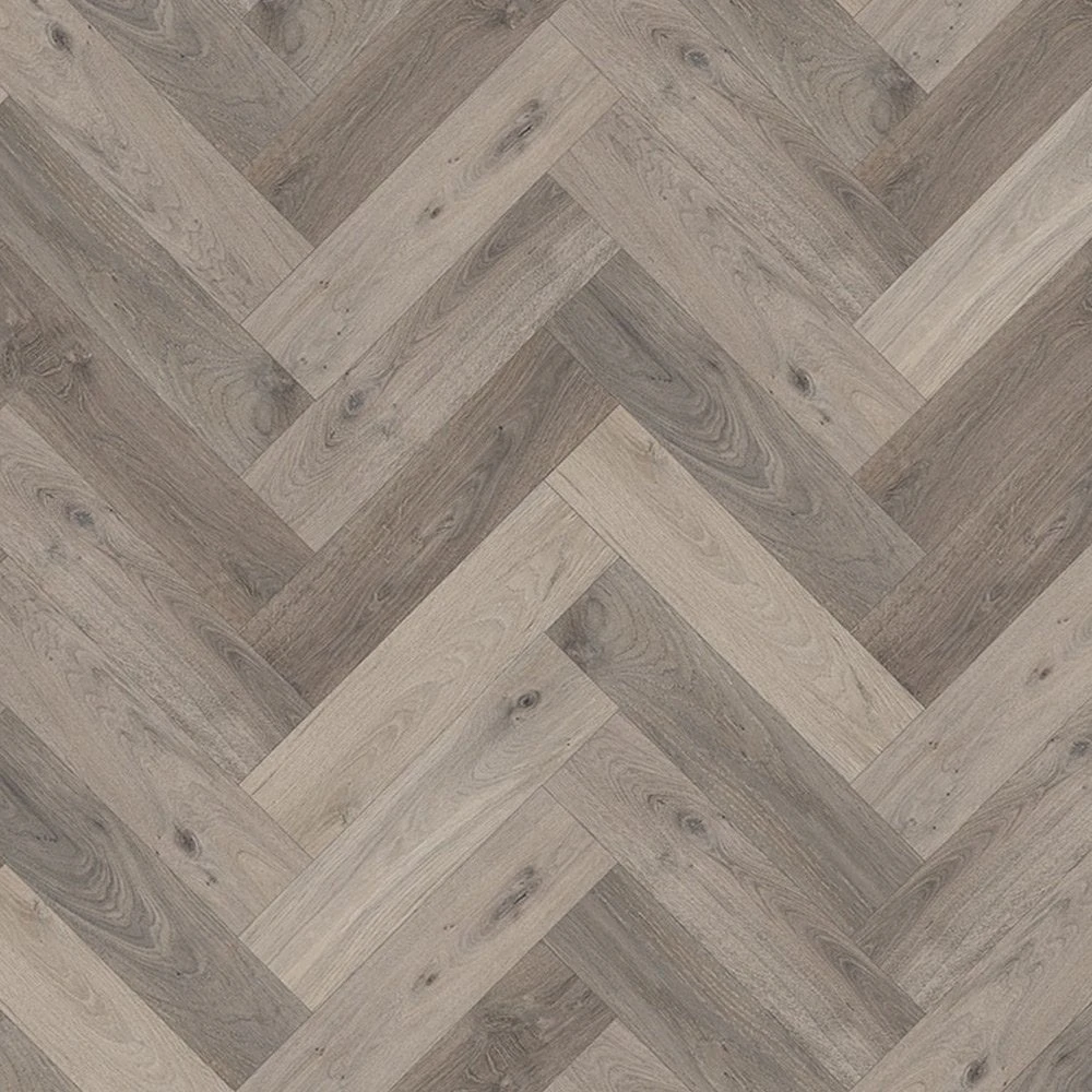 Liberty Floors Grey Oak - Herringbone SPC 5.5mm Rigid Core Vinyl Flooring (219442) 3 Liberty Floors Grey Oak - Herringbone SPC 5.5mm Rigid Core Vinyl Flooring (219442) - Image 3