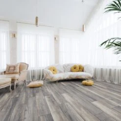 Kronotex Harbour Grey Oak - Robusto Villa 12mm Laminate Flooring (217737) -Flooring Home Shop harbour grey oak robusto villa 12mm laminate flooring 217737 p84819 191238 image