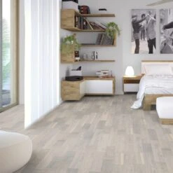Liberty Floors Ivory White Oak - Premium Click 14mm Engineered Real Wood Flooring (193319) -Flooring Home Shop ivory white oak premium click 14mm engineered real wood flooring 193319 p76060 175156 image