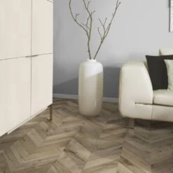 Kaindl Fortress Rochester Oak - Chevron Parquet 8mm Laminate Flooring (333483) -Flooring Home Shop kaindl fortress rochester oak chevron parquet 8mm laminate flooring 333483 p120325 243339 image