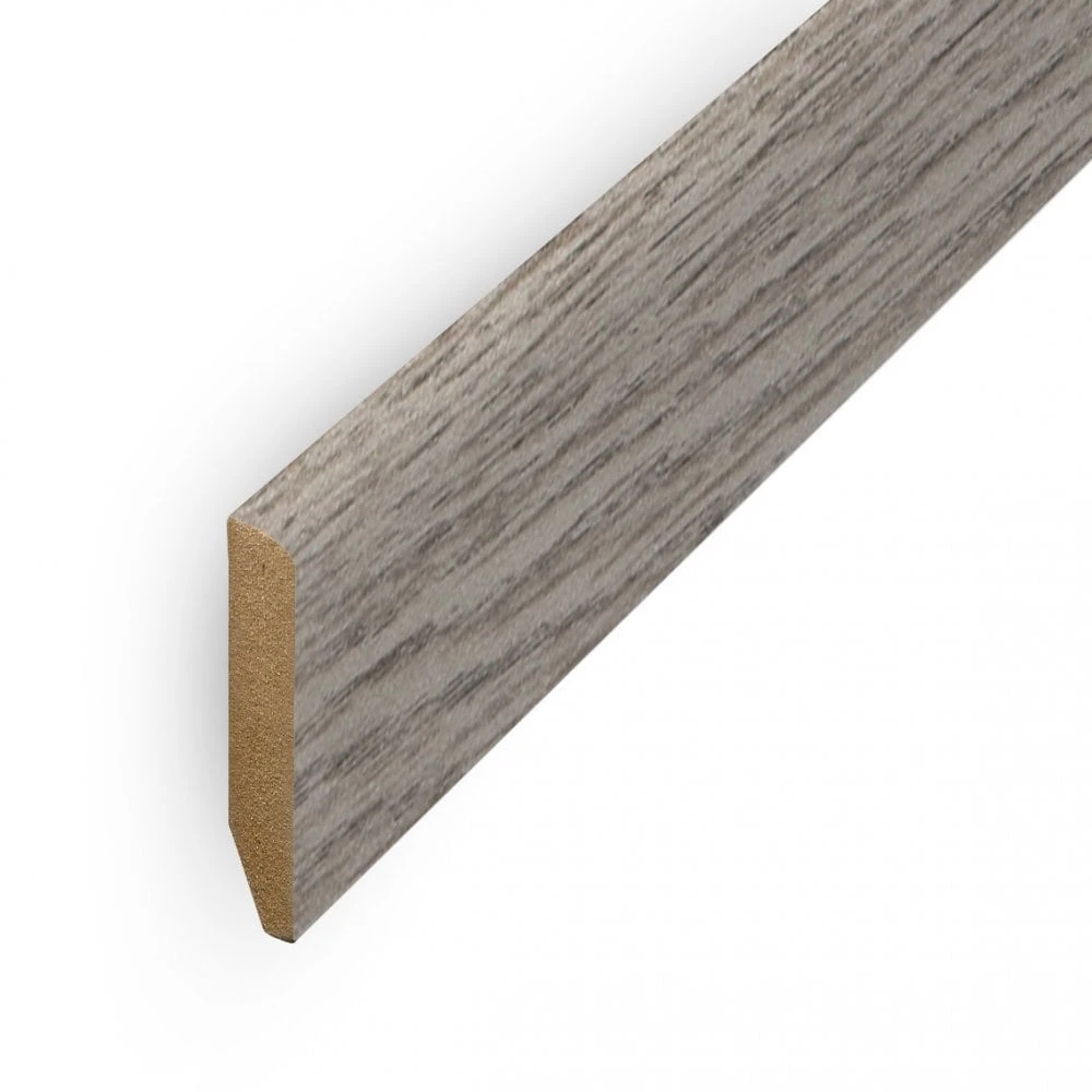 Leader Medium Grey Pencil Round Laminate Skirting Board (2.4m) 1 Leader Medium Grey Pencil Round Laminate Skirting Board (2.4m)
