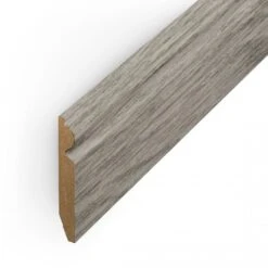 Leader Medium Grey Torus Laminate Skirting Board (2.4m)