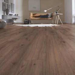 Kronotex Millenium Brown Oak - Advanced 8mm Laminate Flooring (247113) -Flooring Home Shop millenium brown oak advanced 8mm laminate flooring 247113 p106488 223341 image