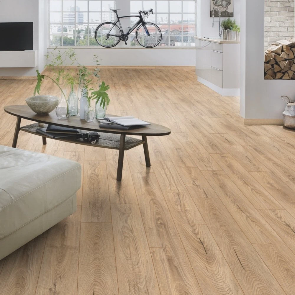 Krono Original Natural Carpenter Oak - Vintage Classic 10mm Laminate Flooring (249804) 6 Krono Original Natural Carpenter Oak - Vintage Classic 10mm Laminate Flooring (249804) - Image 6