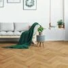 Liberty Floors Natural Oak - Herringbone Parquet 14mm Engineered Real Wood Flooring (219384)