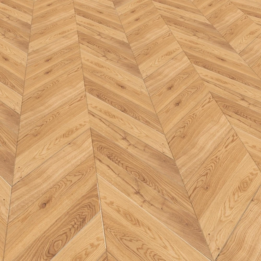 Liberty Floors Natural Oak Oiled - Chevron 15mm Engineered Real Wood Flooring (249204) 2 Liberty Floors Natural Oak Oiled - Chevron 15mm Engineered Real Wood Flooring (249204) - Image 2