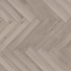 Kronotex Oak Silver - Herringbone 8mm Laminate Flooring (222940) -Flooring Home Shop oak silver herringbone 8mm laminate flooring 222940 p89187 204906 image