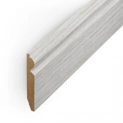 Leader Off-White Torus Laminate Skirting Board (2.4m)
