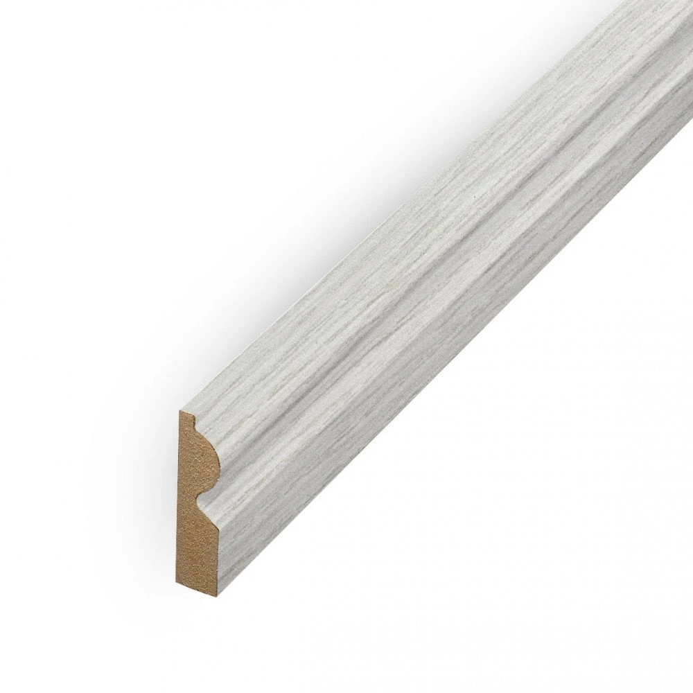 Leader Off-White Torus Laminate Skirting Board (2.4m) 3 Leader Off-White Torus Laminate Skirting Board (2.4m) - Image 3