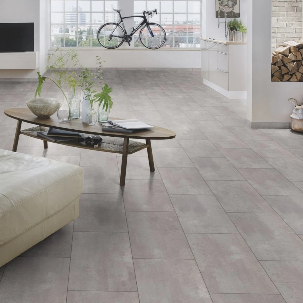 Krono Original Pearl Grey - Impressions 8mm Laminate Flooring (249793) 2 Krono Original Pearl Grey - Impressions 8mm Laminate Flooring (249793) - Image 2