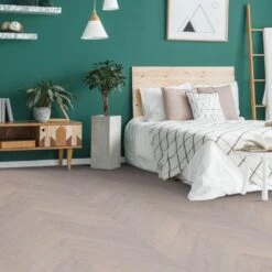 Liberty Floors Pebble Grey Oak - Chevron 15mm Engineered Real Wood Flooring (249202) -Flooring Home Shop pebble grey oak chevron 15mm engineered real wood flooring 249202 p108328 240896 image