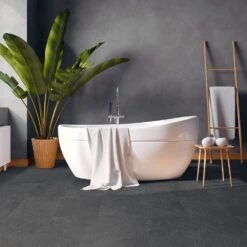 Liberty Floors Slate Black Stone - Premium Plus 6mm Rigid Core Vinyl Flooring (221002) -Flooring Home Shop slate black stone premium plus 6mm rigid core vinyl flooring 221002 p87274 202701 image