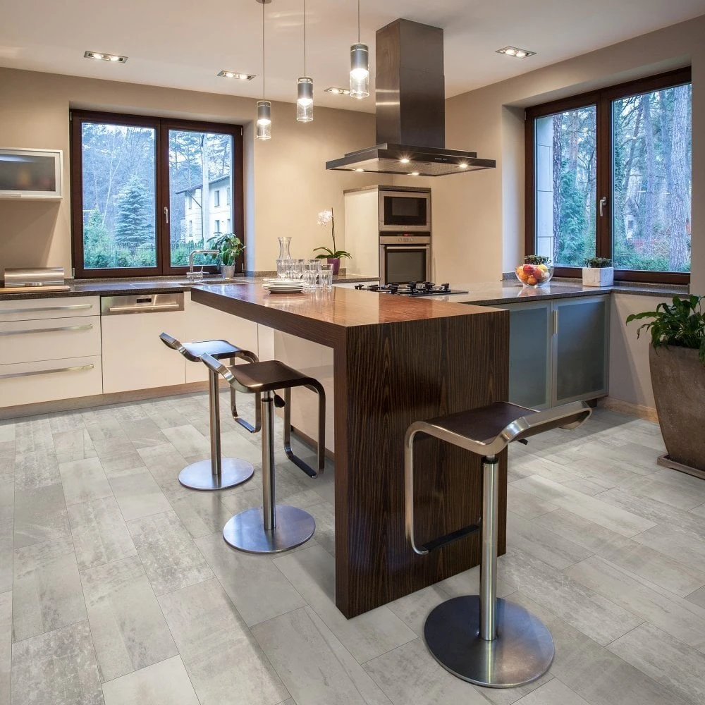 Liberty Floors Slate Light Grey - Universo 8mm Laminate Flooring (263471) 1 Liberty Floors Slate Light Grey - Universo 8mm Laminate Flooring (263471)