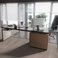 Liberty Floors Smokey Grey - Lustre 8mm High Gloss Laminate Flooring (217058) -Flooring Home Shop smokey grey lustre 8mm high gloss laminate flooring 217058 p84207 187685 image