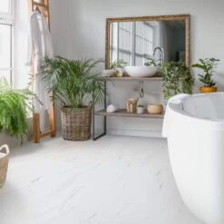 FAUS Statuario Marble - Industry Tile 8mm Laminate Flooring (249900)