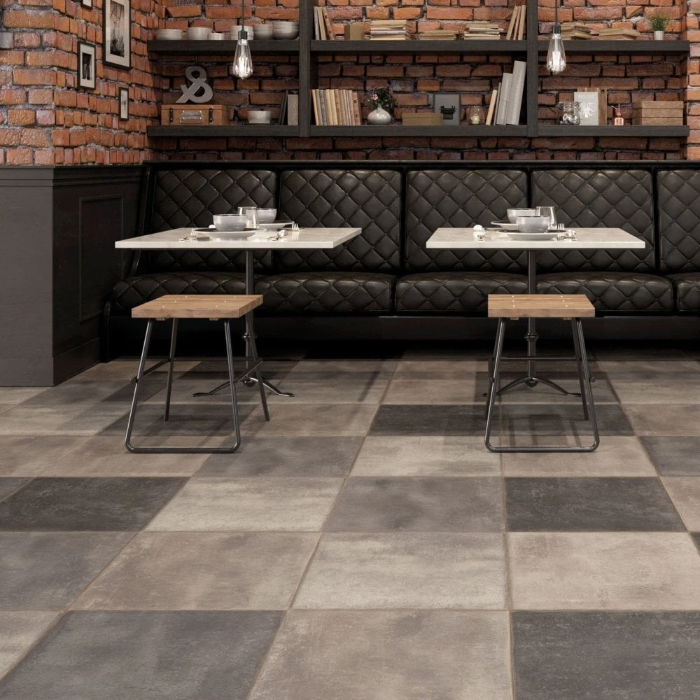 FAUS Stone Oxide - Industry Tile 8mm Laminate Flooring (217069) 1 FAUS Stone Oxide - Industry Tile 8mm Laminate Flooring (217069)