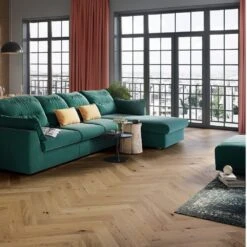 Liberty Floors Toffee Oak - Manor Herringbone Parquet 14mm Engineered Real Wood Flooring (249868) -Flooring Home Shop toffee oak manor herringbone parquet 14mm engineered real wood flooring 249868 p108535 235975 image
