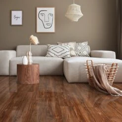 Liberty Floors Walnut - Lustre 8mm High Gloss Laminate Flooring (217785) -Flooring Home Shop walnut lustre 8mm high gloss laminate flooring 217785 p84867 191380 image
