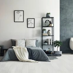 Liberty Floors White Creme Oak - Ocean 8mm Laminate Flooring (211084) -Flooring Home Shop white creme oak ocean 8mm laminate flooring 211084 p82431 189986 image