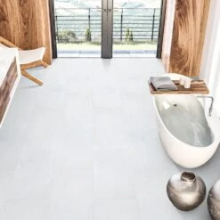 Liberty Floors White Marble - Lustre SPC 6mm Rigid Core Vinyl Flooring (249747) -Flooring Home Shop white marble lustre spc 6mm rigid core vinyl flooring 249747 p108421 236352 image