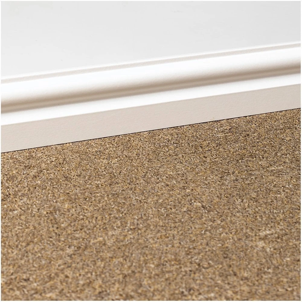 Leader White Torus Laminate Skirting Board (2.4m) 2 Leader White Torus Laminate Skirting Board (2.4m) - Image 2